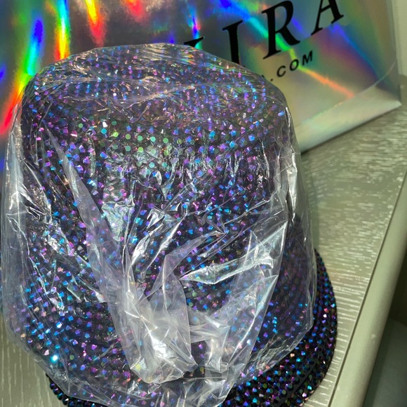 Purple Rhinestone Bucket Hat - Picture 3 of 8